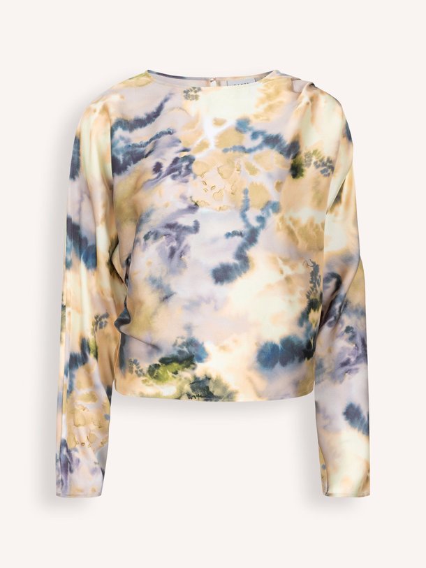 Ontdek de Danis geweven top met print van Dante 6 in de kleur lichtgeel bij Orangebag. Op werkdagen voor 21:45 besteld, morgen in huis.