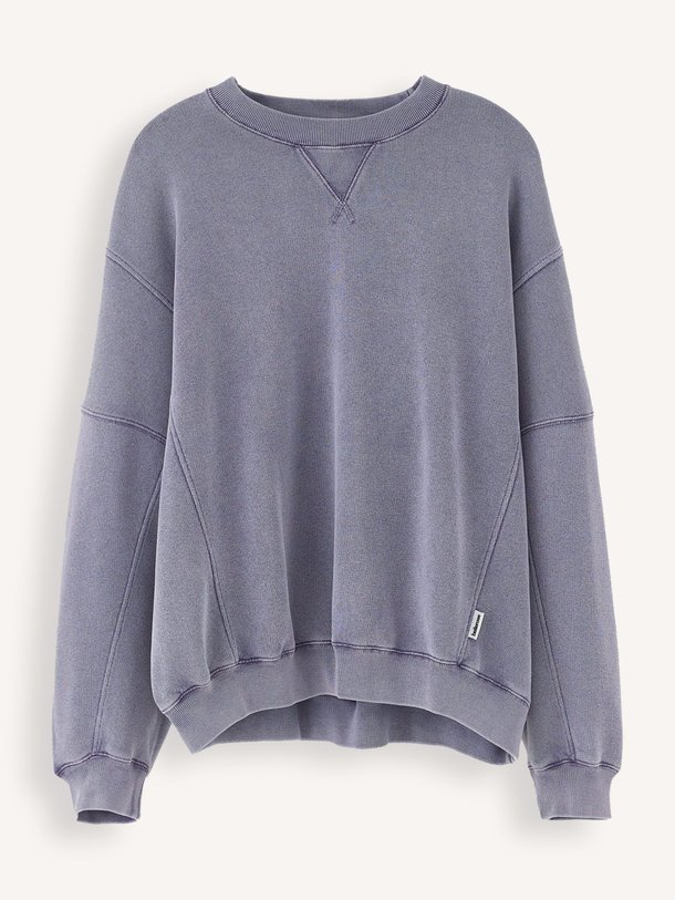 Ontdek de Flips katoenen sweater van Bellerose in de kleur Paars bij Orangebag. Op werkdagen voor 21:45 besteld, morgen in huis.