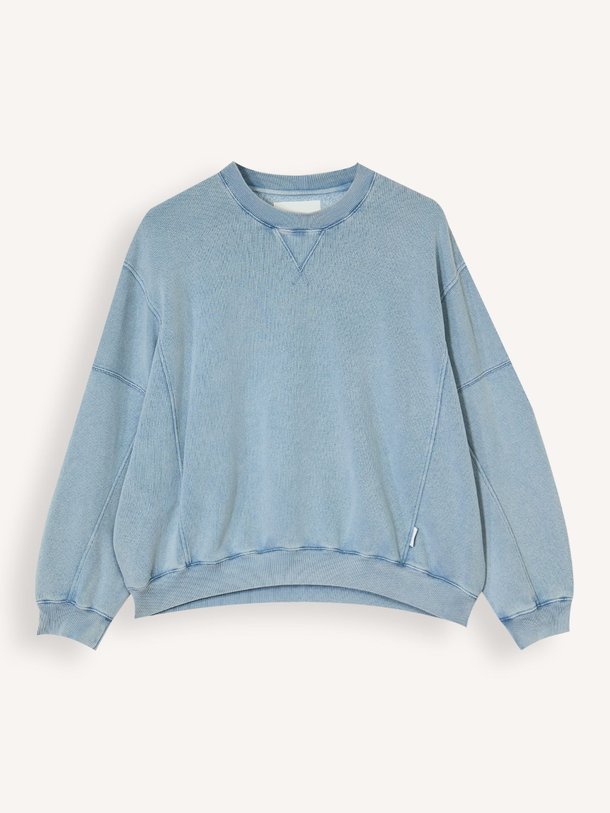 Ontdek de Flips katoen sweater van Bellerose in de kleur Blauw bij Orangebag. Op werkdagen voor 21:45 besteld, morgen in huis.
