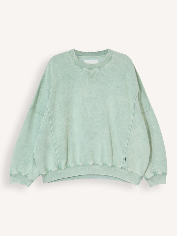 Ontdek de Flips katoenen sweater van Bellerose in de kleur Groen bij Orangebag. Op werkdagen voor 21:45 besteld, morgen in huis.