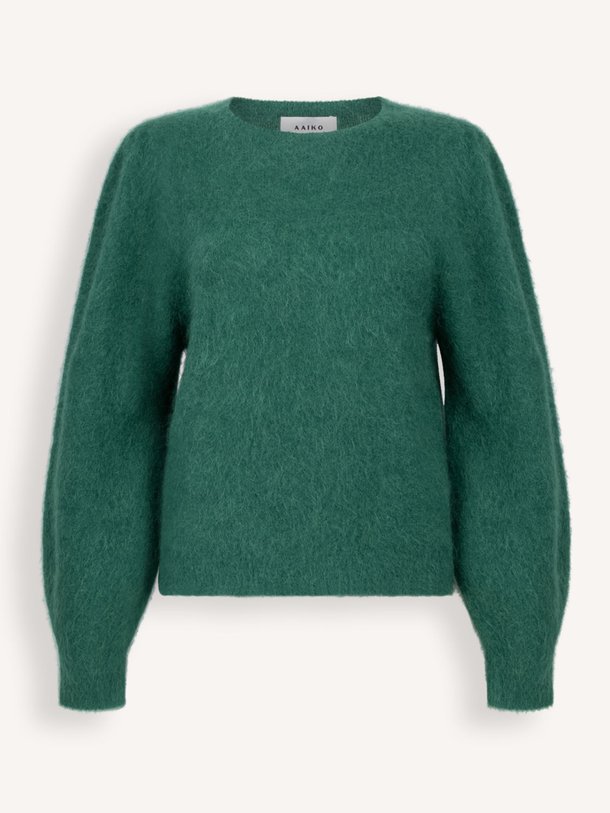 Ontdek de Denize alpacamix trui van Aaiko in de kleur groen bij Orangebag. Op werkdagen voor 21:45 besteld, morgen in huis.