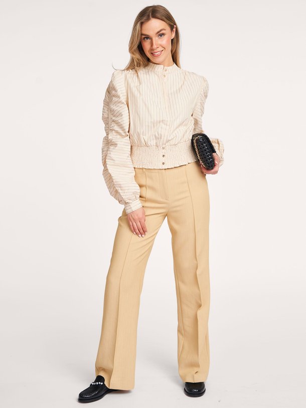 Ontdek de Chantalle viscosemix pantalon van Aaiko in de kleur lichtgeel bij Orangebag. Op werkdagen voor 21:45 besteld, morgen in huis.