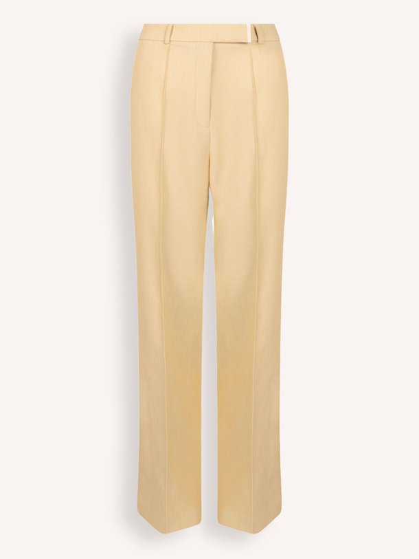 Ontdek de Chantalle viscosemix pantalon van Aaiko in de kleur lichtgeel bij Orangebag. Op werkdagen voor 21:45 besteld, morgen in huis.