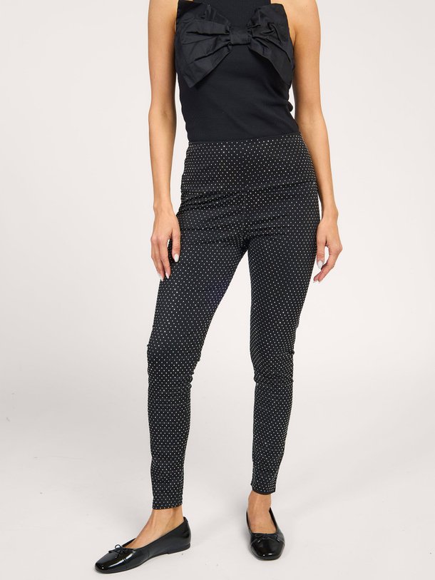 Ontdek de Elastische legging met strass van 10Days in de kleur zwart bij Orangebag. Op werkdagen voor 21:45 besteld, morgen in huis.
