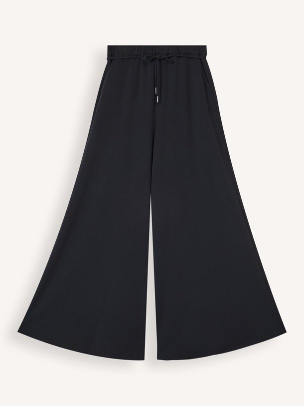 Ontdek de Geweven wide leg broek van 10Days in de kleur zwart bij Orangebag. Op werkdagen voor 21:45 besteld, morgen in huis.