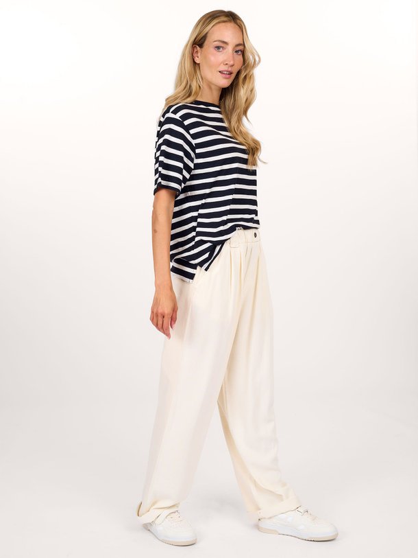 10Days Linnenmix Broek - Ecru Ontdek de Linnenmix broek van 10Days in de kleur ecru bij Orangebag. Op werkdagen voor 21:45 besteld, morgen in huis.