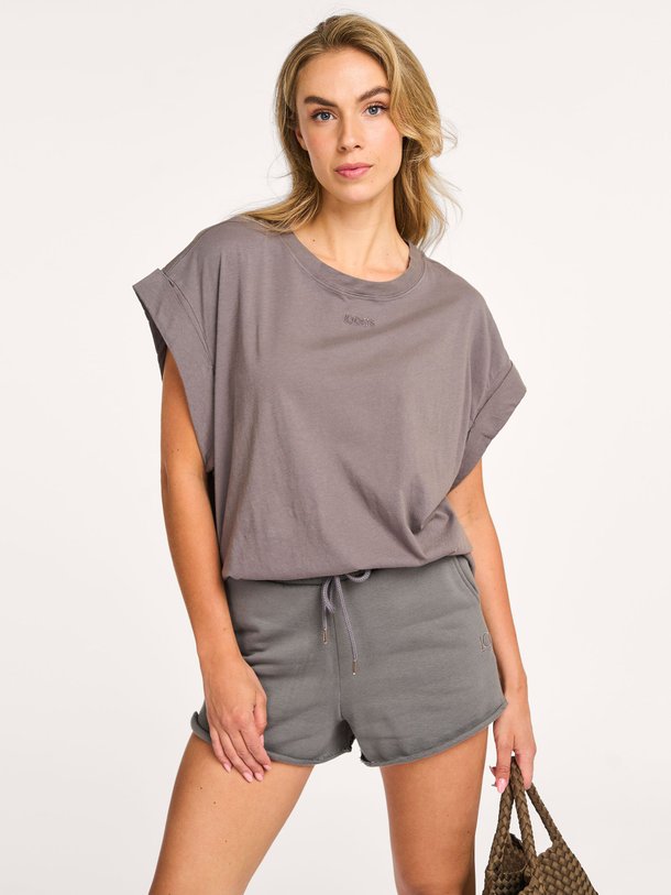 Ontdek de Organic cotton T-shirt van 10Days in de kleur donkergrijs bij Orangebag. Op werkdagen voor 21:45 besteld, morgen in huis.