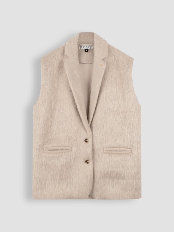 Ontdek de Wolmix gilet van 10Days in de kleur zand bij Orangebag. Op werkdagen voor 21:45 besteld, morgen in huis.