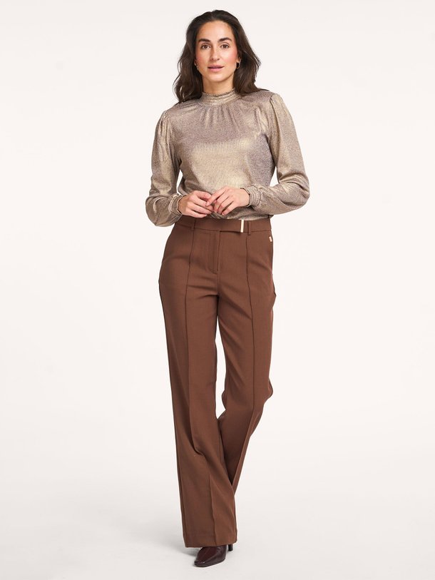 Ontdek de Chantalle viscosemix pantalon van Aaiko in de kleur bruin bij Orangebag. Op werkdagen voor 21:45 besteld, morgen in huis.