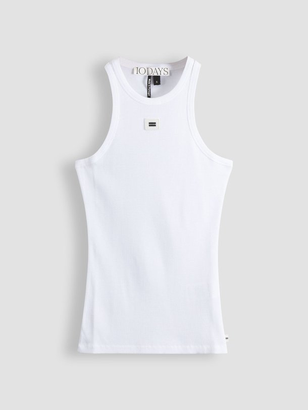 Ontdek de Organic cotton tanktop van 10Days in de kleur wit bij Orangebag. Op werkdagen voor 21:45 besteld, morgen in huis.