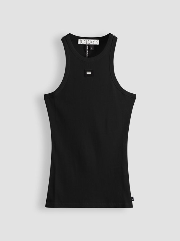 Ontdek de Organic cotton tanktop van 10Days in de kleur zwart bij Orangebag. Op werkdagen voor 21:45 besteld, morgen in huis.