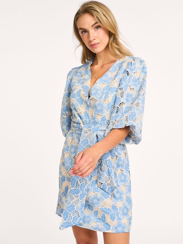 Ontdek de Bailey geweven broderie jurk van Aaiko in de kleur blauw bij Orangebag. Op werkdagen voor 21:45 besteld, morgen in huis.