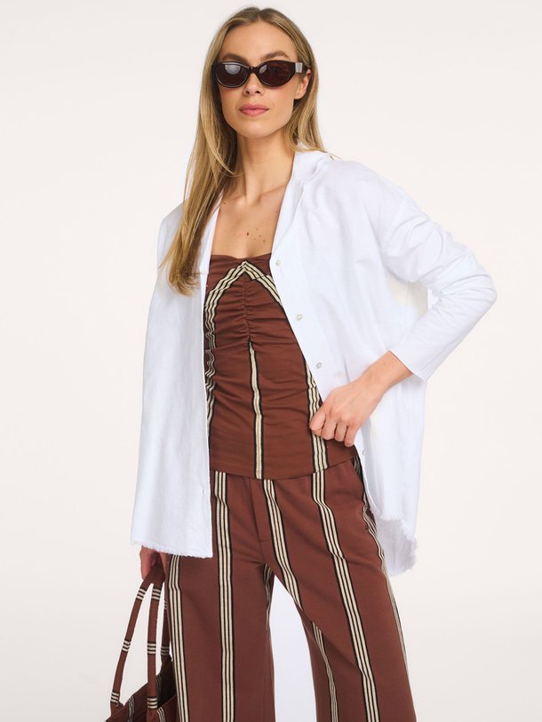 Ontdek de cotton linen blouse van 10Days bij Orangebag. Op werkdagen voor 21:45 besteld, morgen in huis.