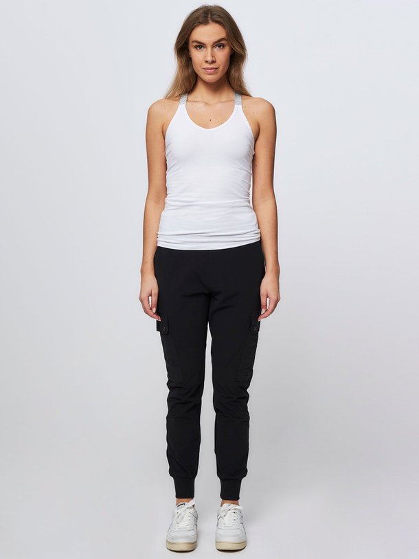 Ontdek de Katoenmix tanktop met lurex van 10Days in de kleur wit bij Orangebag. Op werkdagen voor 21:45 besteld, morgen in huis.