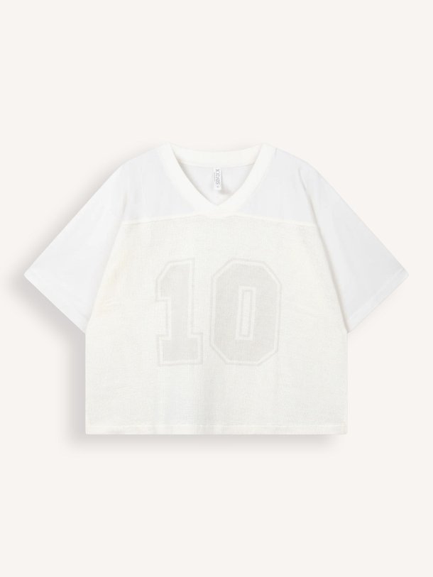 Ontdek de Katoenen top met print van 10Days in de kleur Ecru bij Orangebag. Op werkdagen voor 21:45 besteld, morgen in huis.