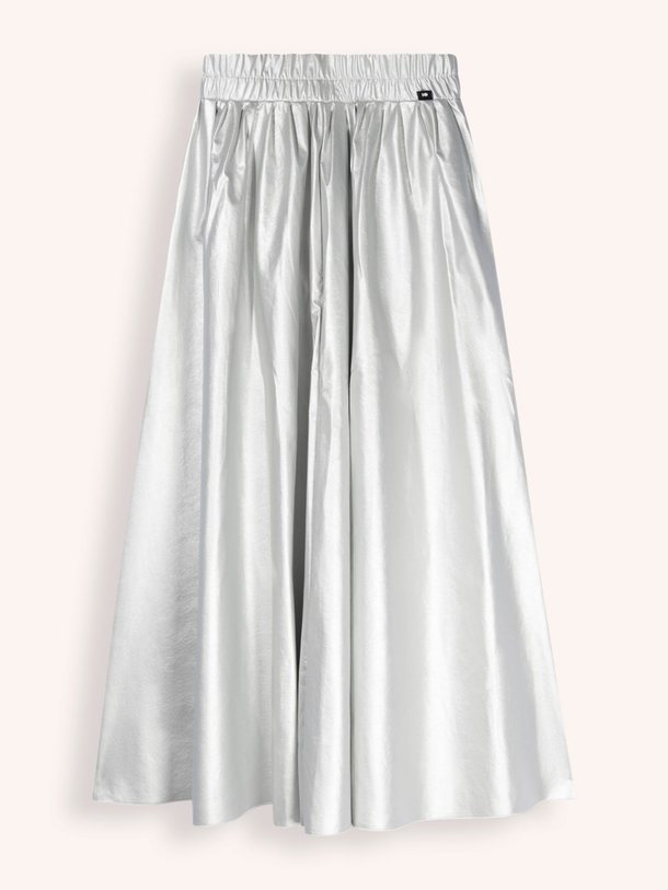 10Days Leatherlook Metallic A-Lijn Rok - Zilverkleur Ontdek de Leatherlook metallic A-lijn rok van 10Days in de kleur zilverkleur bij Orangebag. Op werkdagen voor 21:45 besteld, morgen in huis.
