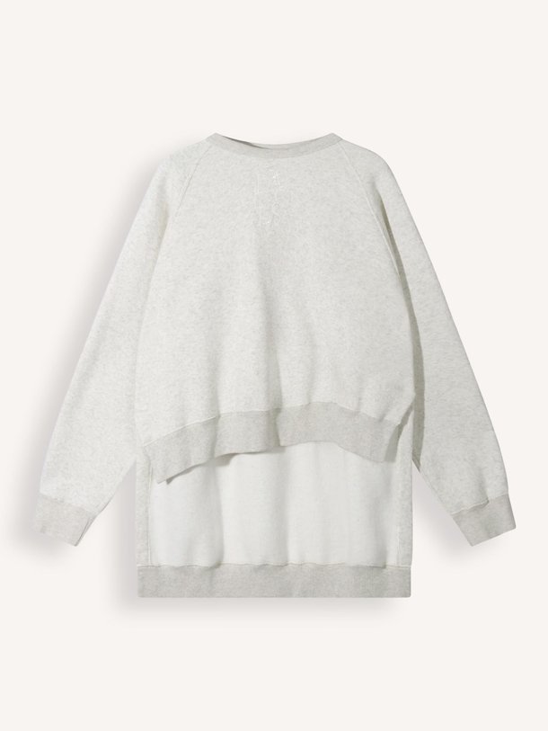 Ontdek de Katoenmix sweater met logo van 10Days in de kleur Lichtgrijs bij Orangebag. Op werkdagen voor 21:45 besteld, morgen in huis.