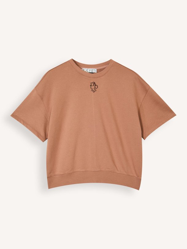 Ontdek de Katoenmix sweater van 10Days in de kleur Cognac bij Orangebag. Op werkdagen voor 21:45 besteld, morgen in huis.