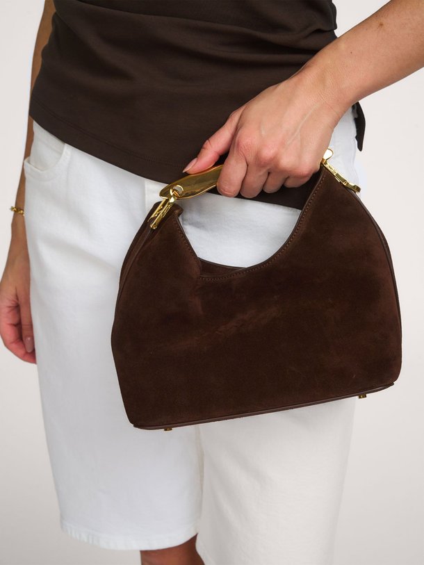 Ontdek de Suède handtas van Elleme in de kleur Donkerbruin bij Orangebag. Op werkdagen voor 21:45 besteld, morgen in huis.