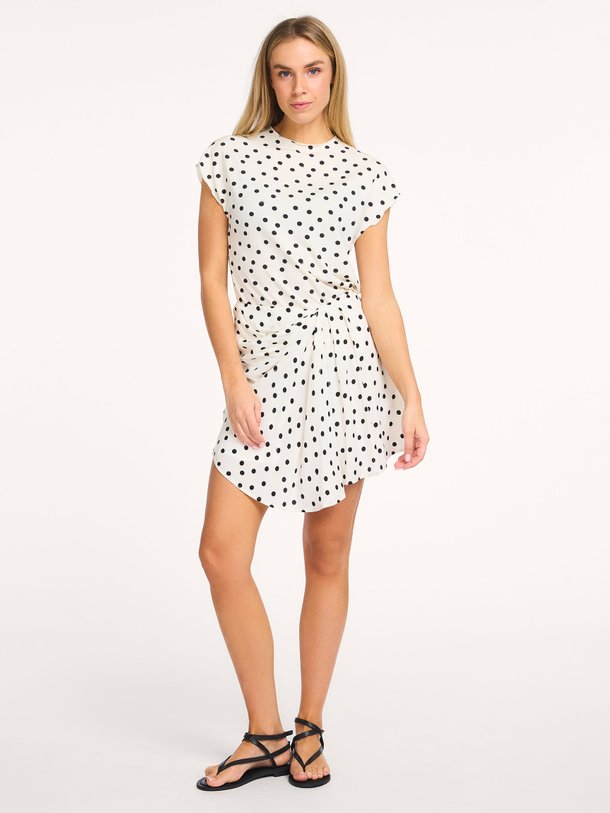 Ontdek de Saumi viscosemix top met stippen van Samsoe Samsoe in de kleur Off-white bij Orangebag. Op werkdagen voor 21:45 besteld, morgen in huis.