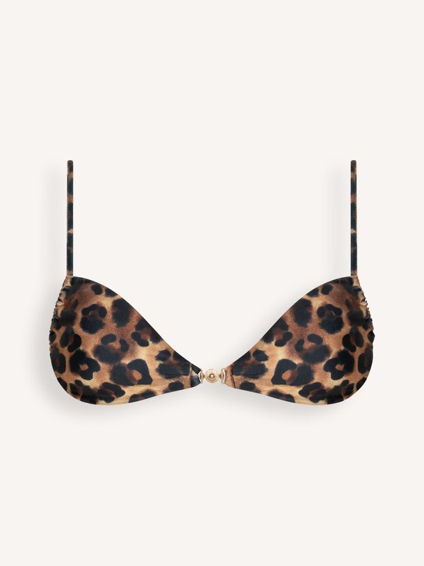 Ontdek de Amanda bikinitop met print van The Lola Club in de kleur Bruin bij Orangebag. Op werkdagen voor 21:45 besteld, morgen in huis.