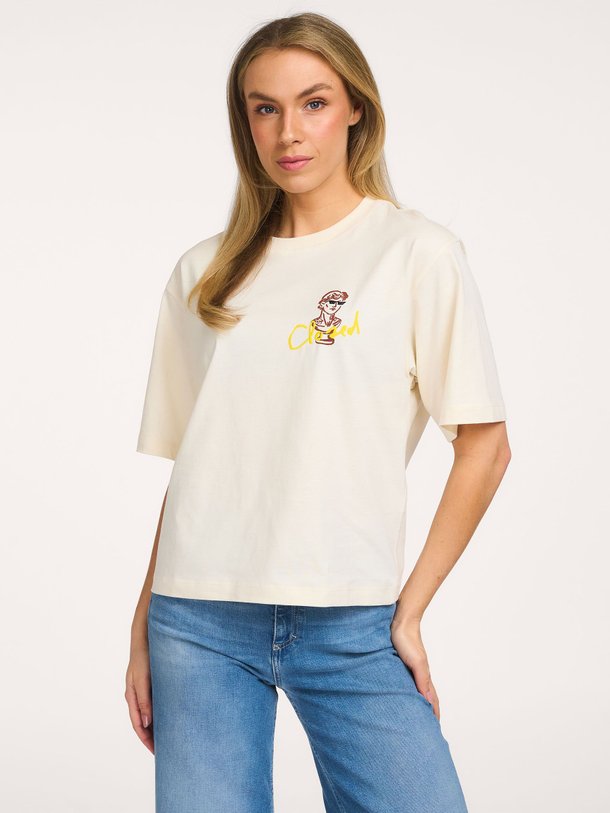 Ontdek de Organic cotton T-shirt met print van Closed bij Orangebag. Op werkdagen voor 21:45 besteld, morgen in huis.