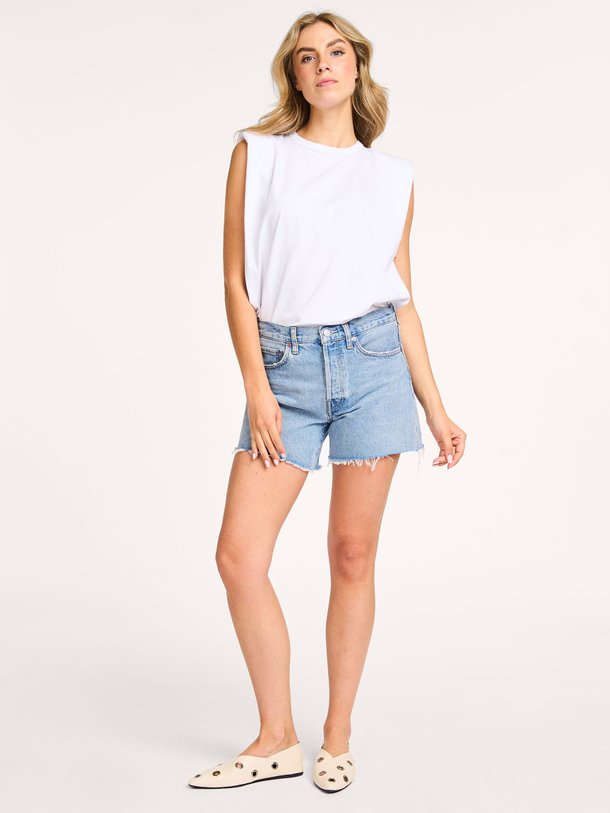 Ontdek de Parker high waist denim short van Agolde in de kleur blauw bij Orangebag. Op werkdagen voor 21:45 besteld, morgen in huis.