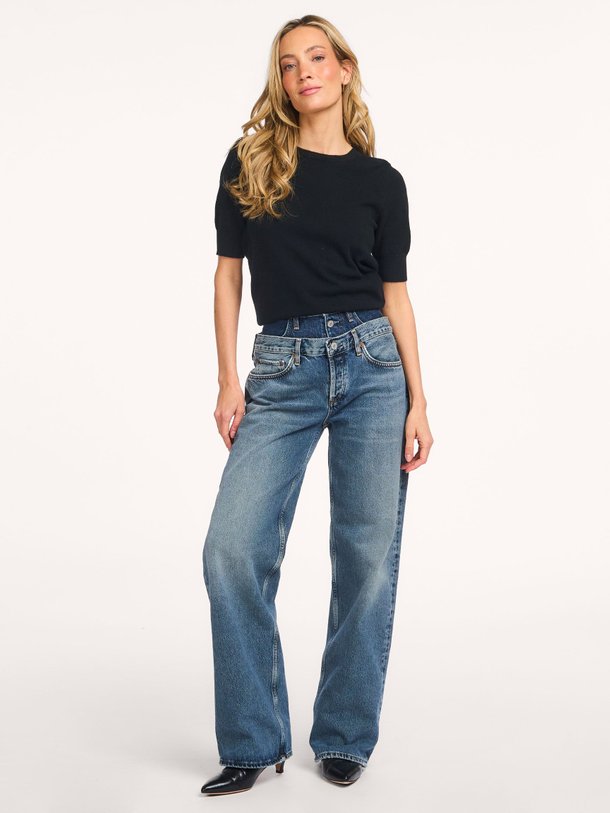 Ontdek de Elson high waist straight fit jeans van Agolde in de kleur blauw bij Orangebag. Op werkdagen voor 21:45 besteld, morgen in huis.