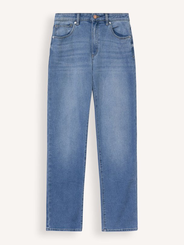 Ontdek de Aneta mid waist straight fit stretch jeans van Abrand in de kleur blauw bij Orangebag. Op werkdagen voor 21:45 besteld, morgen in huis.