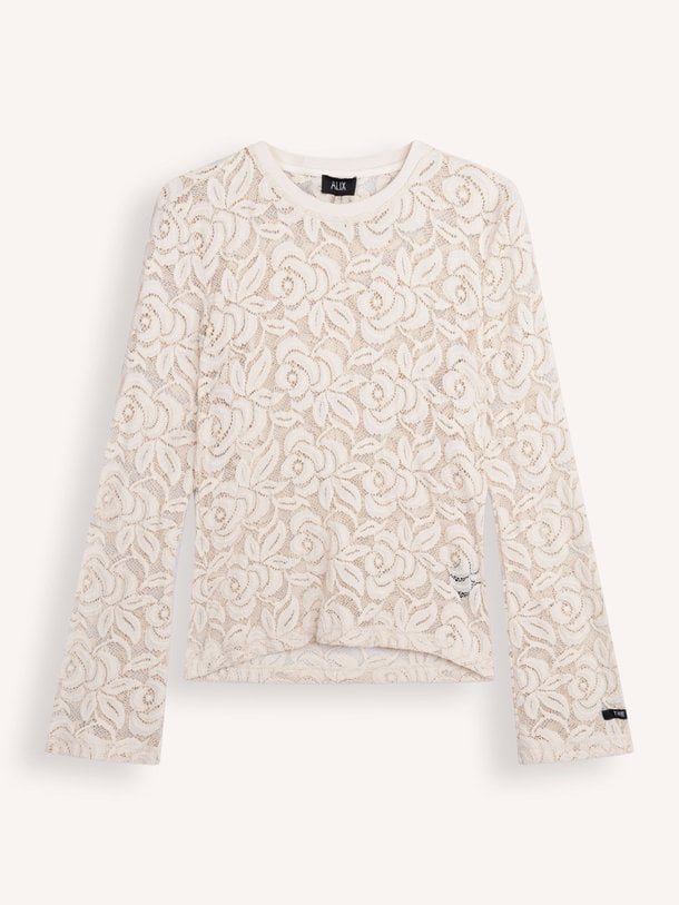 Ontdek de Geweven kanten top van Alix The Label in de kleur Crème bij Orangebag. Op werkdagen voor 21:45 besteld, morgen in huis.