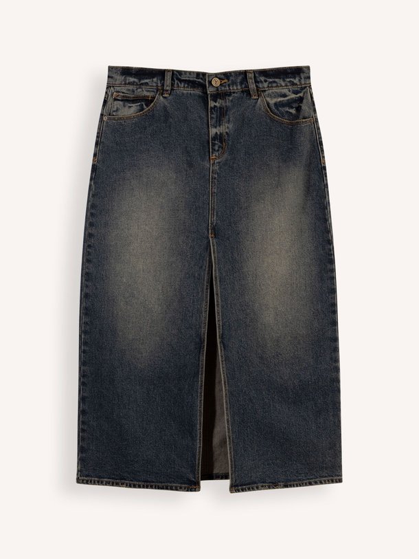 Ontdek de High waist maxi denim rok van Abrand in de kleur donkerblauw bij Orangebag. Op werkdagen voor 21:45 besteld, morgen in huis.