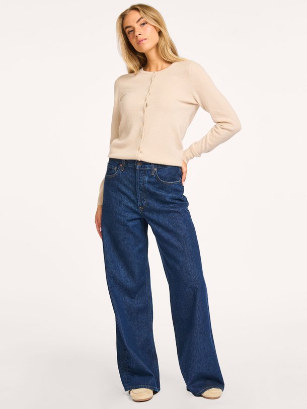 Ontdek de Dame high waist wide leg non-stretch jeans van Agolde in de kleur donkerblauw bij Orangebag. Op werkdagen voor 21:45 besteld, morgen in huis.