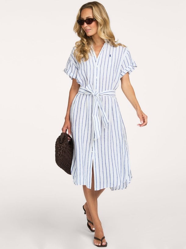 Ralph Lauren Woven-Shirt Dress-Dresses Ontdek de WOVEN-SHIRT DRESS-DRESSES van Ralph Lauren bij Orangebag. Op werkdagen voor 21:45 besteld, morgen in huis.