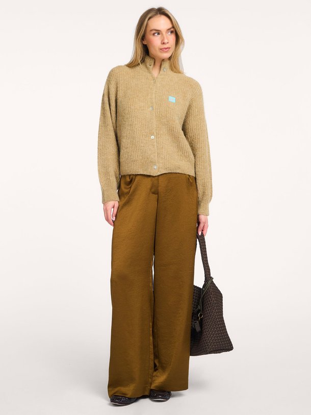 Ontdek de Provenco geweven glanzende broek van Sessun in de kleur Brons bij Orangebag. Op werkdagen voor 21:45 besteld, morgen in huis.