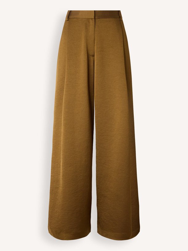 Ontdek de Provenco geweven glanzende broek van Sessun in de kleur Brons bij Orangebag. Op werkdagen voor 21:45 besteld, morgen in huis.