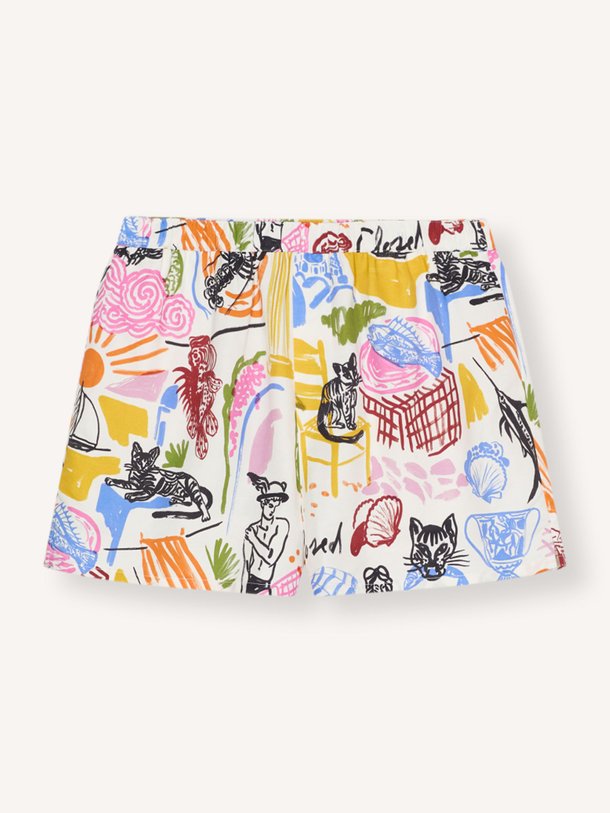 Ontdek de Viscose/linnenmix short met print van Closed in de kleur Roze bij Orangebag. Op werkdagen voor 21:45 besteld, morgen in huis.