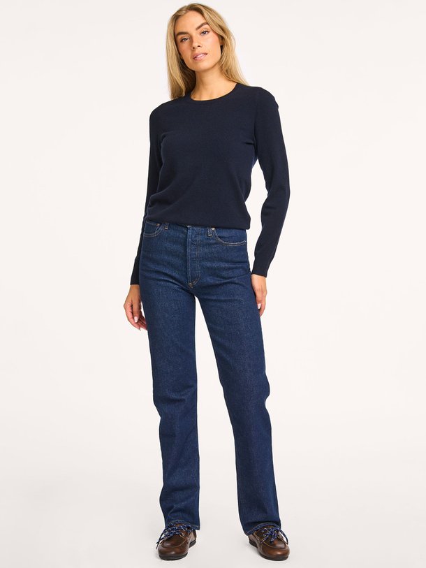 Ontdek de 90's high waist straight fit jeans van Agolde in de kleur donkerblauw bij Orangebag. Op werkdagen voor 21:45 besteld, morgen in huis.