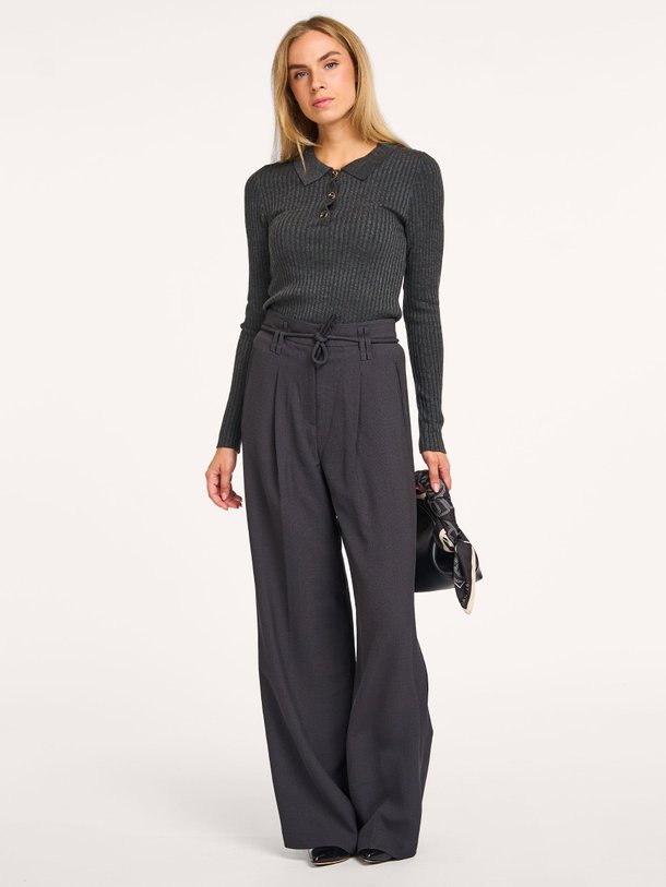 Ontdek de Hailey geweven broek van Aaiko in de kleur antraciet bij Orangebag. Op werkdagen voor 21:45 besteld, morgen in huis.