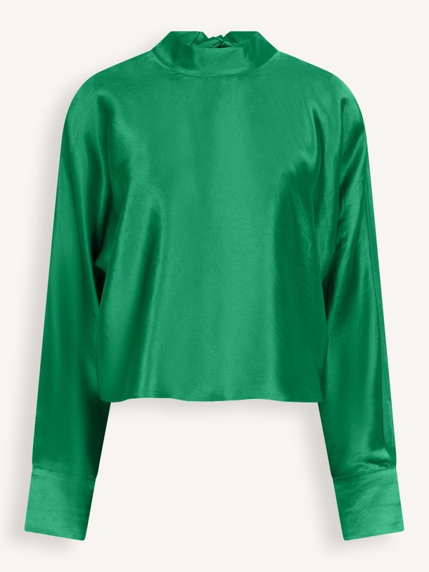 Ontdek de Lorelle geweven satijnen top van Dante 6 in de kleur Groen bij Orangebag. Op werkdagen voor 21:45 besteld, morgen in huis.