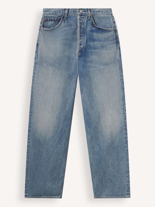Ontdek de Henson mid waist straight fit jeans van Agolde in de kleur blauw bij Orangebag. Op werkdagen voor 21:45 besteld, morgen in huis.