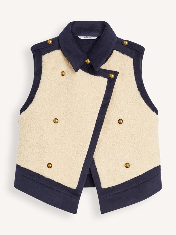 Ontdek de Wolmix gilet van Summum in de kleur Donkerblauw bij Orangebag. Op werkdagen voor 21:45 besteld, morgen in huis.