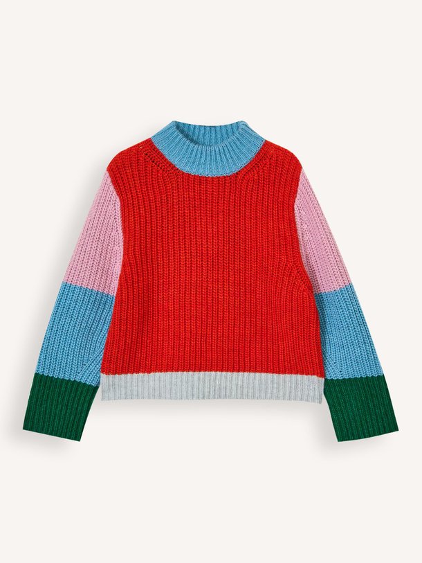 Ontdek de Jant wolmix trui met dessin van Essentiel Antwerp in de kleur Rood bij Orangebag. Op werkdagen voor 21:45 besteld, morgen in huis.