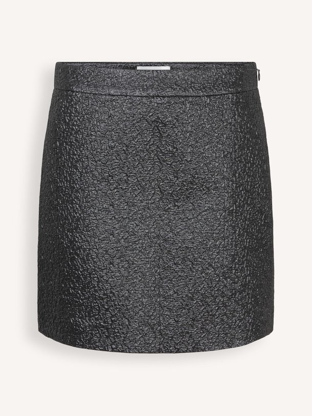 Ontdek de Nasma geweven rok met structuur en coating van Aaiko in de kleur antraciet bij Orangebag. Op werkdagen voor 21:45 besteld, morgen in huis.