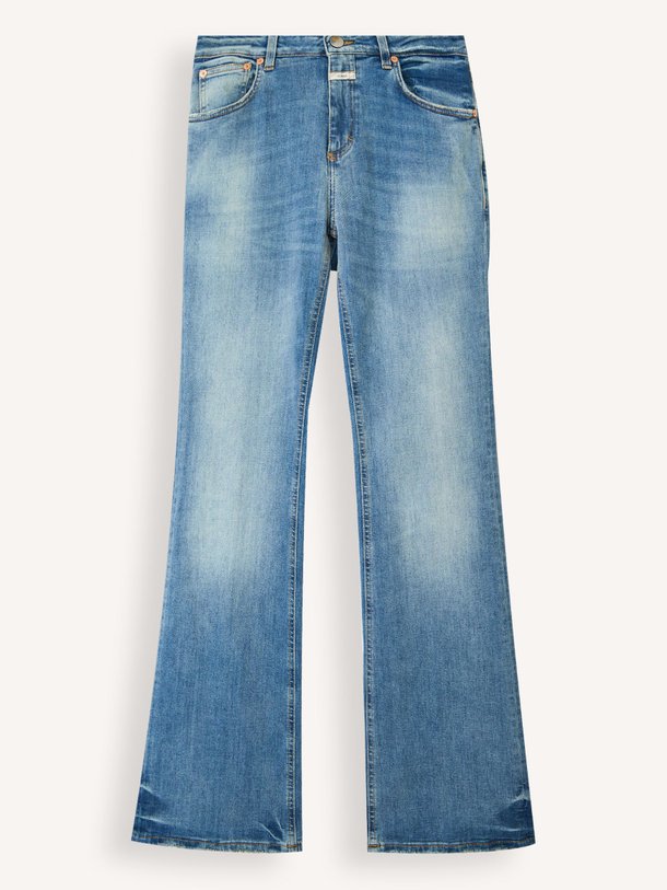 Ontdek de Jovanna mid waist flared fit stretch jeans van Closed in de kleur Blauw bij Orangebag. Op werkdagen voor 21:45 besteld, morgen in huis.