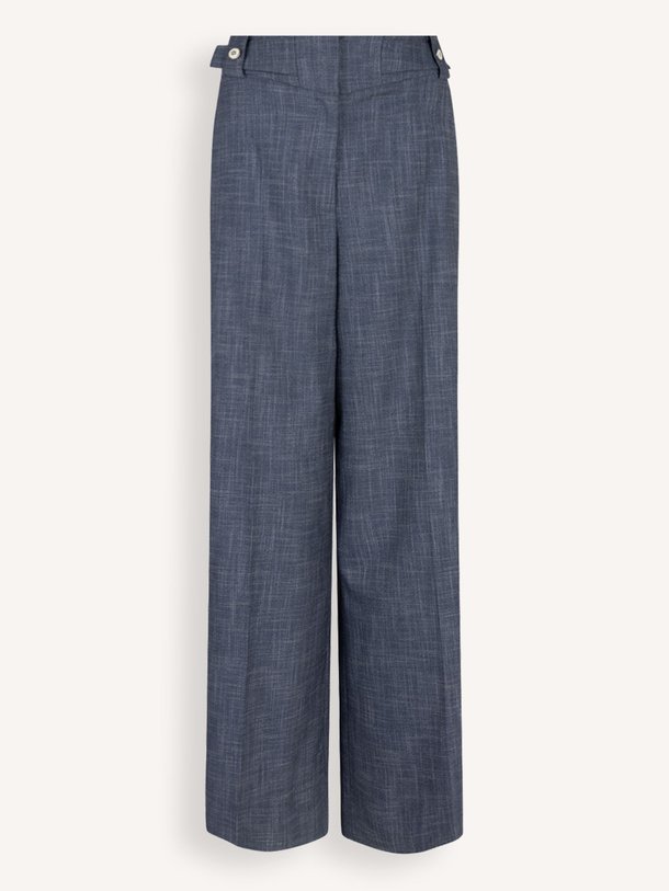 Ontdek de Nore viscosemix wide leg broek van Aaiko in de kleur Blauw bij Orangebag. Op werkdagen voor 21:45 besteld, morgen in huis.