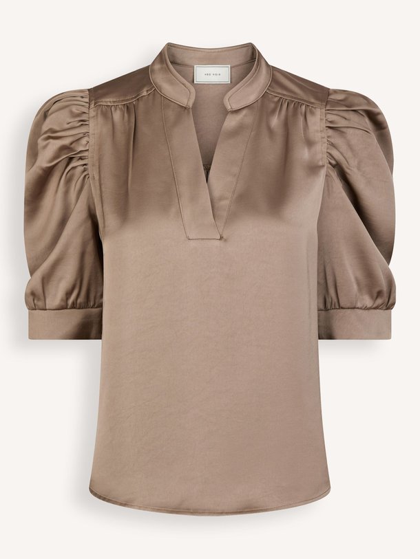 Ontdek de Roella, geweven satijnen top van Neo Noir bij Orangebag. Op werkdagen voor 21:45 besteld, morgen in huis.