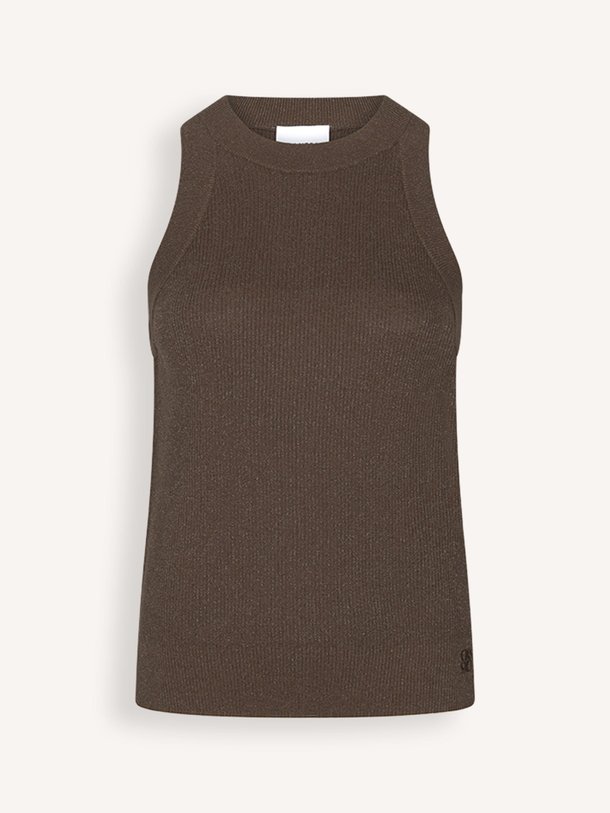 Ontdek de Noki, viscosemix rib tanktop met lurex van Dante 6 bij Orangebag. Op werkdagen voor 21:45 besteld, morgen in huis.