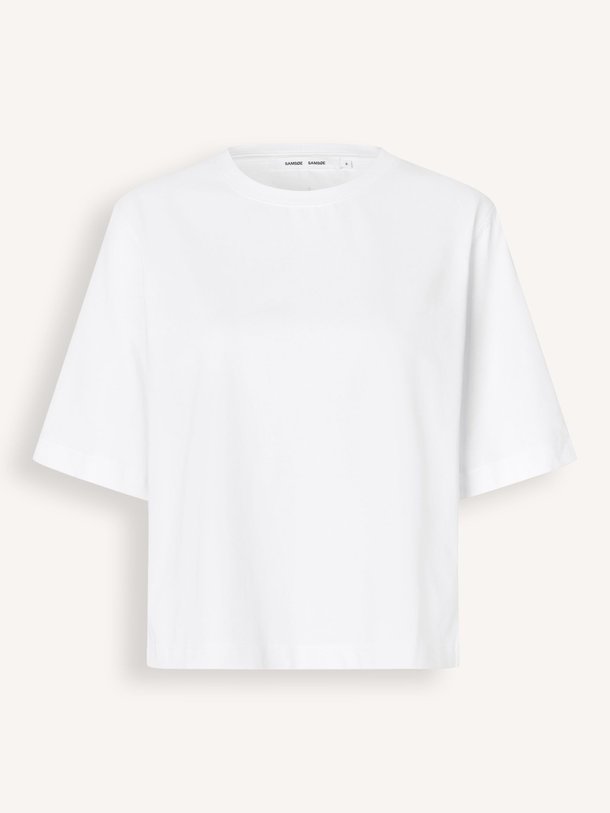 Ontdek de Saabby, organic cotton T-shirt van Samsoe Samsoe bij Orangebag. Op werkdagen voor 21:45 besteld, morgen in huis.