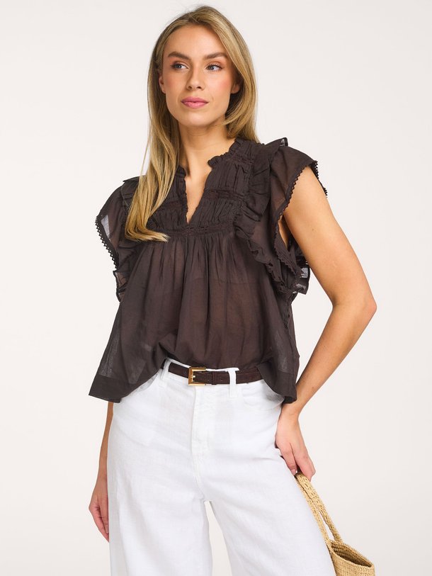 Ontdek de Jayla, katoenen top van Neo Noir bij Orangebag. Op werkdagen voor 21:45 besteld, morgen in huis.