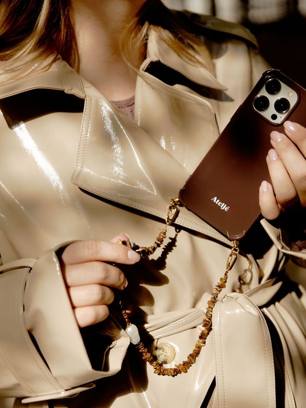 Dark Brown, Iphone case